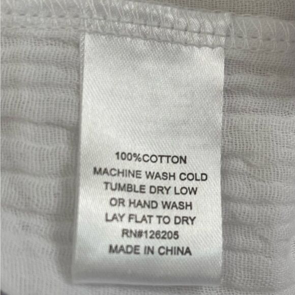 Dreamers White Textured Pants - Picture 7 of 7